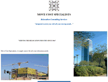 Tablet Screenshot of movecostspecialists.com